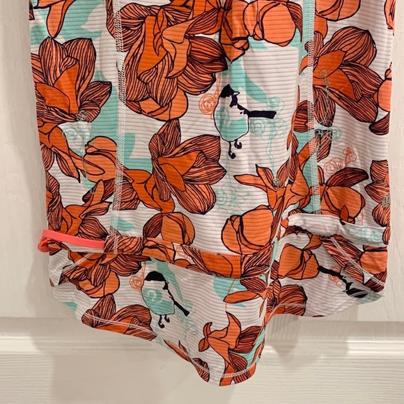 Lululemon Racerback Floral Coral Tank Top - Picture 8 of 14